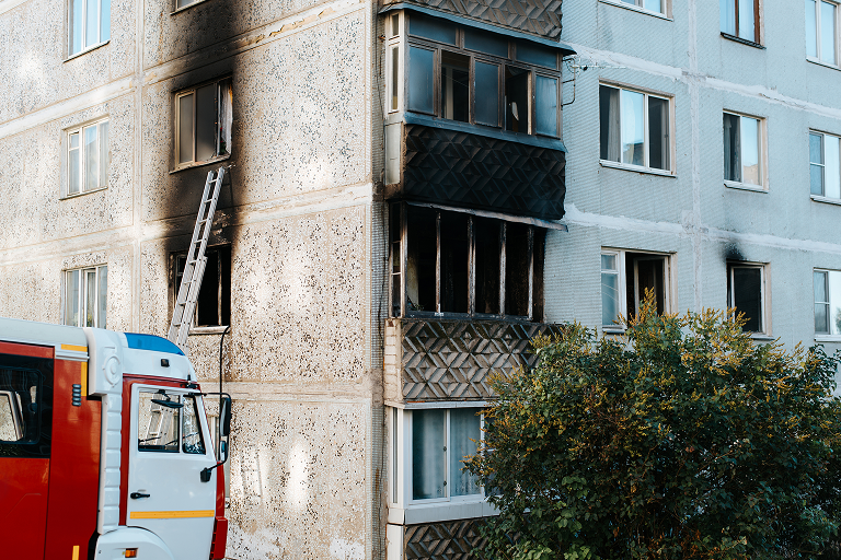 fire damage restoration apartment building