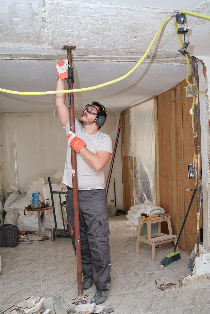 water damage drywall repair reconstruction after mitigation